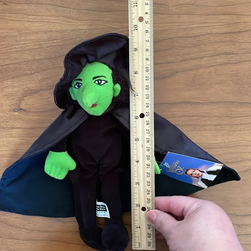 VNTG 1998 Warner Bros. Studio Store Wizard of Oz Wicked Witch Plush - Picture 3 of 3